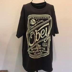 Men Obey Tee Shirt